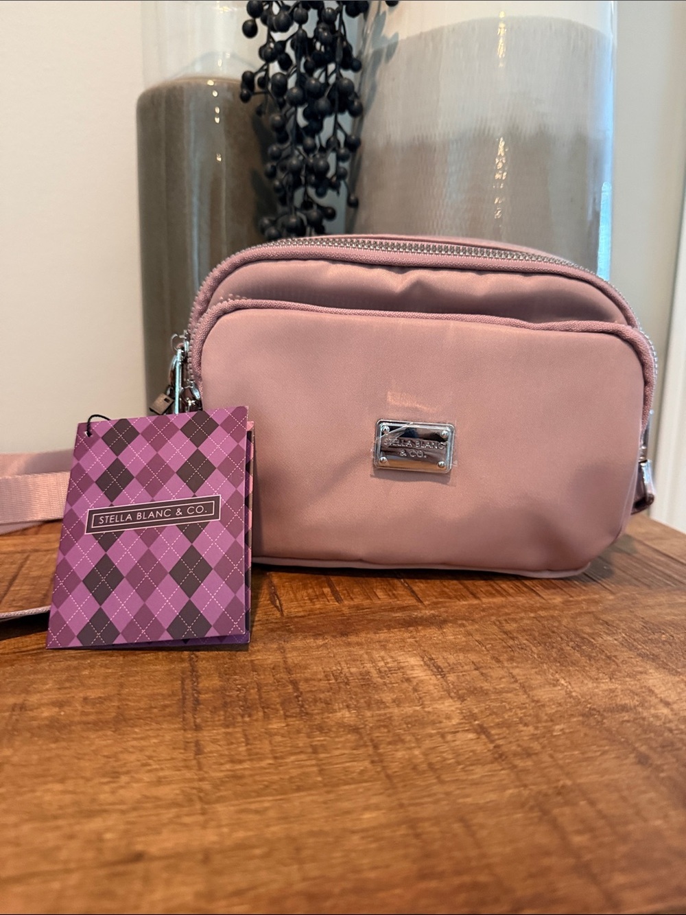 Stella Blanc & Co Lilac/Pink Crossbody Bag